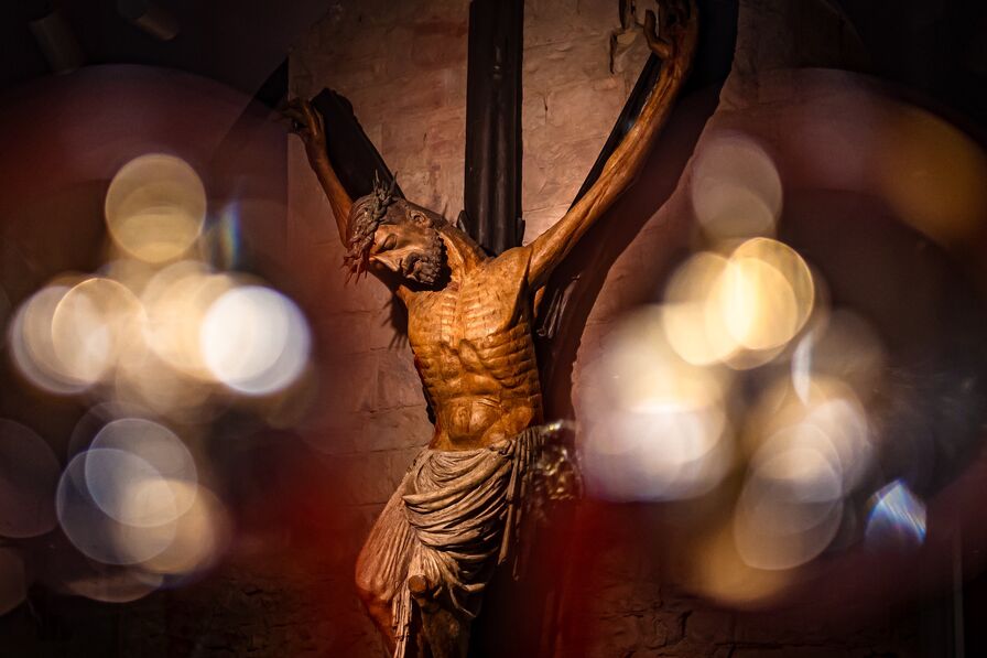 The Přemyslid Cross in the Gallery of the Strahov Monastery