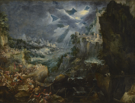 Landscape with Fleeing King Darius after the Battle with Alexander the Great
