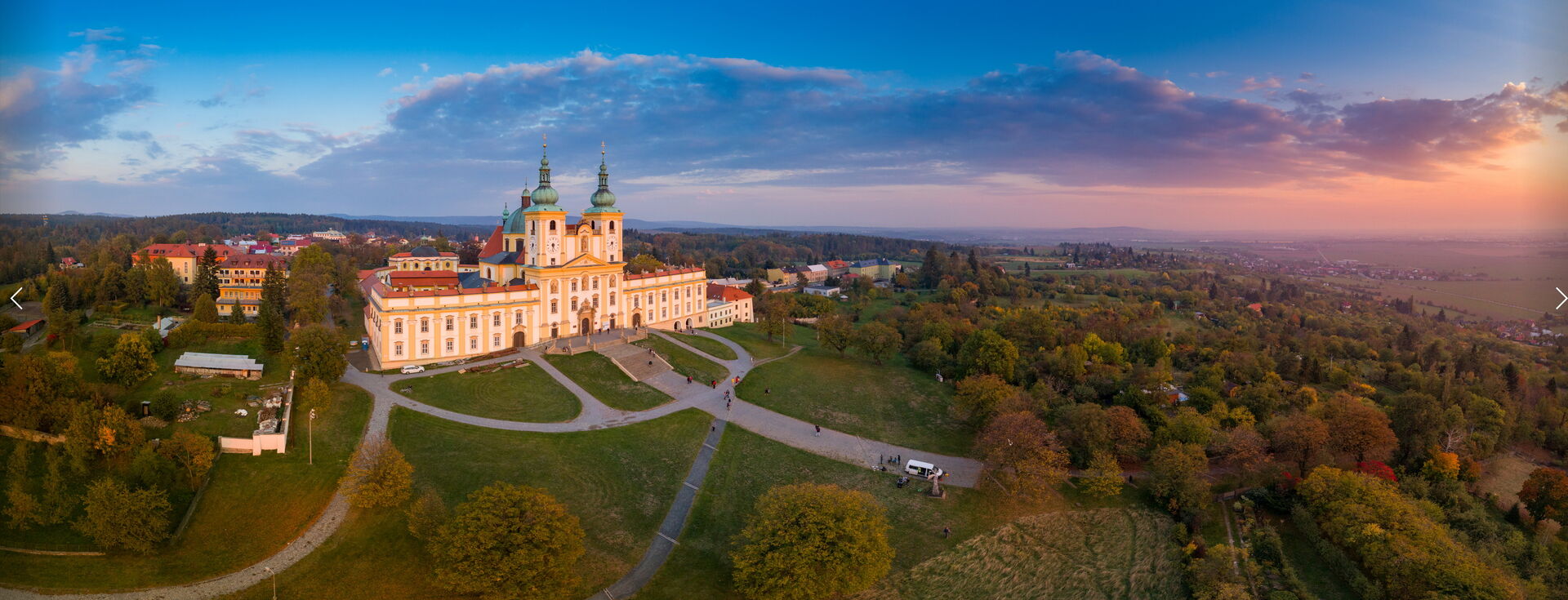 Poutní areál na Svatém Kopečku u Olomouce