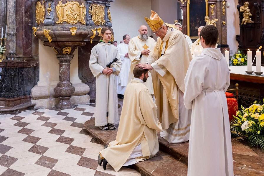 Kněžské svěcení br. Gottfrieda