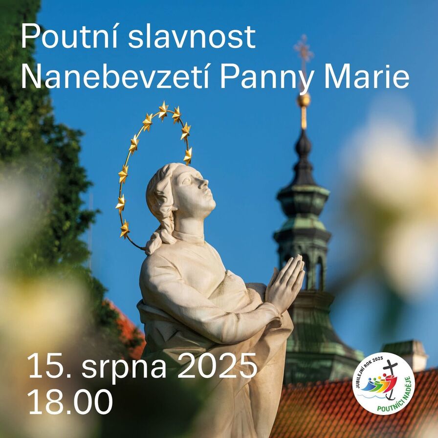 Pozvánka na poutní slavnost Nanebevzetí Panny Marie