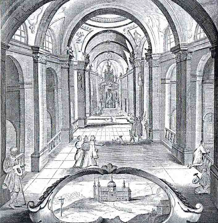 Původní hlavní oltář baziliky ze 17. století